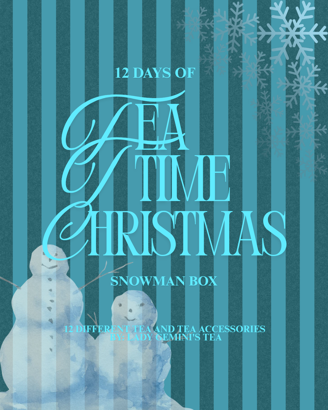 Christmas tea time advent calendar preorder